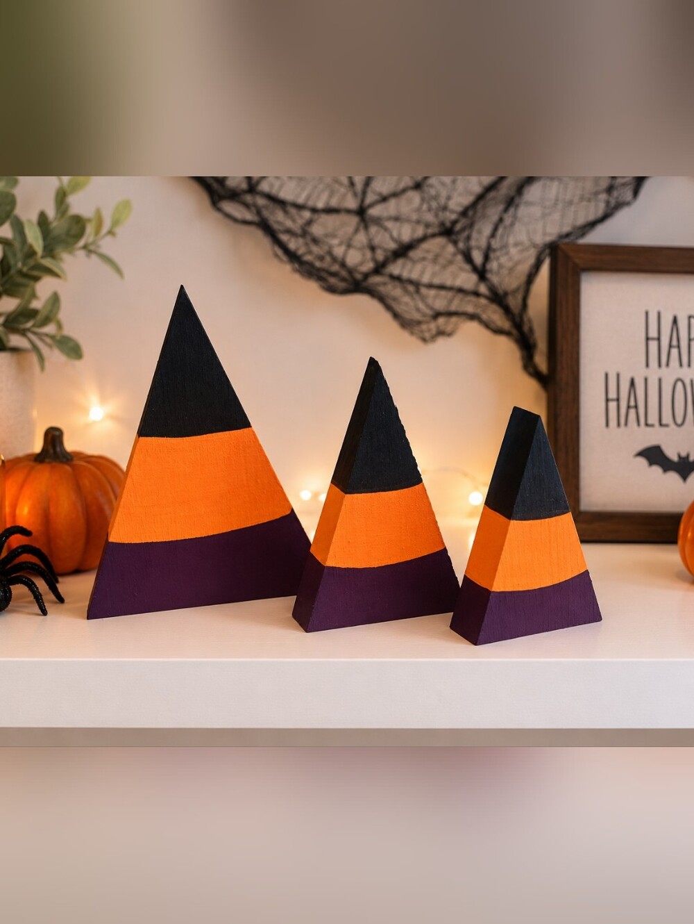 Halloween Decorative Wooden Trio